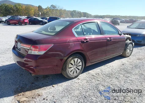 2012 Honda Accord 2.4 Lx from USA, damaged, VIN 1HGCP2E37CA093350
